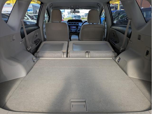 プリウスアルファ S 社外SDナビ BTオーディオ ETC バックカメラ オートライト LEDヘッドライト フロントフォグランプ 純正16インチAW アイドリングストップ ステアリングリモコン プッシュスタート(13枚目)