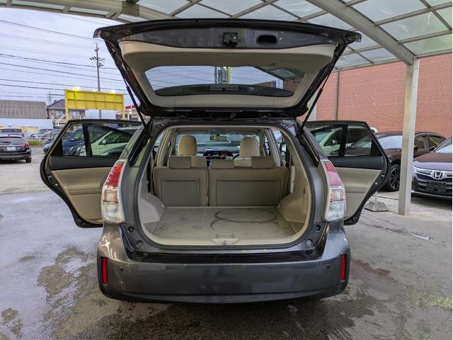 プリウスアルファ S 社外SDナビ BTオーディオ ETC バックカメラ オートライト LEDヘッドライト フロントフォグランプ 純正16インチAW アイドリングストップ ステアリングリモコン プッシュスタート(54枚目)