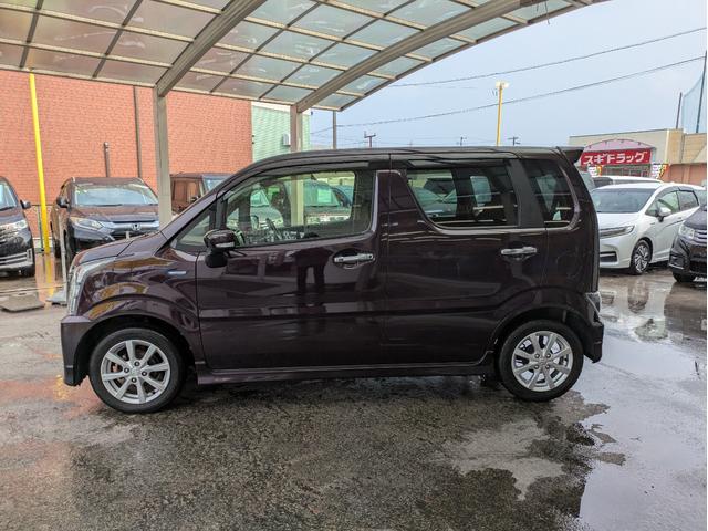 ワゴンＲスティングレー ハイブリッドＸ　社外ナビ　バックカメラ　Ｂｌｕｅｔｏｏｔｈオーディオ　フルセグＴＶ　諸突軽減ブレーキ　アイドリングストップ　ＥＴＣ　オートエアコン　スマートキー　Ｐスタート　ＬＥＤヘッド　フォグランプ　純正１４ＡＷ（40枚目）