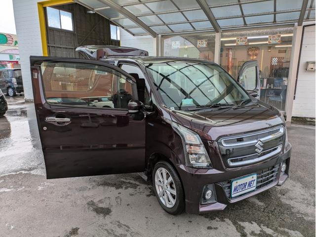 ワゴンＲスティングレー ハイブリッドＸ　社外ナビ　バックカメラ　Ｂｌｕｅｔｏｏｔｈオーディオ　フルセグＴＶ　諸突軽減ブレーキ　アイドリングストップ　ＥＴＣ　オートエアコン　スマートキー　Ｐスタート　ＬＥＤヘッド　フォグランプ　純正１４ＡＷ（53枚目）