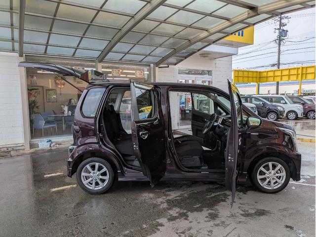 ワゴンＲスティングレー ハイブリッドＸ　社外ナビ　バックカメラ　Ｂｌｕｅｔｏｏｔｈオーディオ　フルセグＴＶ　諸突軽減ブレーキ　アイドリングストップ　ＥＴＣ　オートエアコン　スマートキー　Ｐスタート　ＬＥＤヘッド　フォグランプ　純正１４ＡＷ（54枚目）