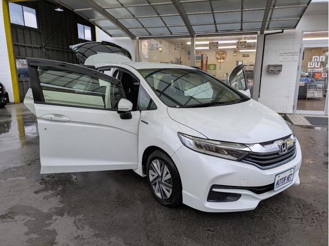 シャトル ハイブリッドＸ　純正ナビ　バックカメラ　フルセグＴＶ　Ｂｌｕｅｔｏｏｔｈオーディオ　ＬＥＤヘッドライト　スマートキー　プッシュスタート　オートエアコン　ＥＴＣ　クルコン　ウインカーミラー　衝突軽減ブレーキ（56枚目）