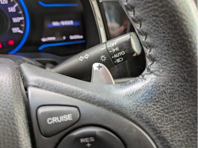 シャトル ハイブリッドX 社外HDDナビ BTオーディオ ETC バックカメラ USB入力端子 フルセグTV 衝突軽減ブレーキ クルーズコントロール ハーフレザーシート オートライト LEDヘッドライト パドルシフト(19枚目)