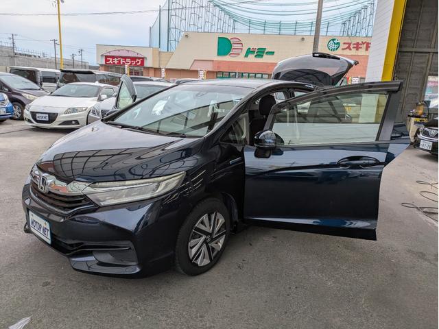 シャトル ハイブリッドX 社外HDDナビ BTオーディオ ETC バックカメラ USB入力端子 フルセグTV 衝突軽減ブレーキ クルーズコントロール ハーフレザーシート オートライト LEDヘッドライト パドルシフト(52枚目)