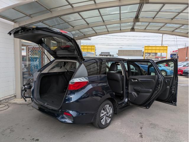 シャトル ハイブリッドX 社外HDDナビ BTオーディオ ETC バックカメラ USB入力端子 フルセグTV 衝突軽減ブレーキ クルーズコントロール ハーフレザーシート オートライト LEDヘッドライト パドルシフト(56枚目)