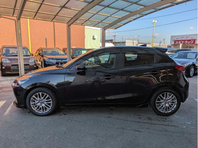 ＭＡＺＤＡ２ １５Ｓ　Ｌパッケージ　純正ＳＤナビ　ＢＴオーディオ　ＥＴＣ　全周囲・バックカメラ　サイド・フロントカメラ　ＵＳＢ入力端子　障害物センサー　車線逸脱警報　衝突軽減ブレーキ　オートライト　ＬＥＤヘッドライト　シートヒーター（45枚目）