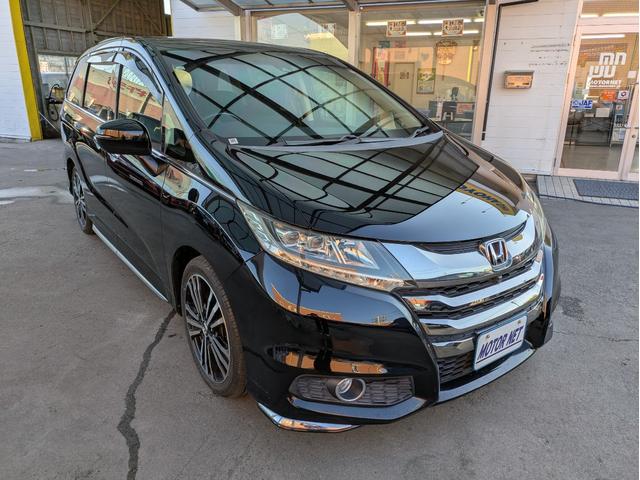 オデッセイ アブソルート・ＥＸホンダセンシング　純正ナビ　ＢＴオーディオ　全周囲・バックカメラ　ＥＴＣ　後席モニター　ＵＳＢ入力端子　追従クルコン　衝突軽減ブレーキ　車線逸脱警報　ハーフレザーシート　フルエアロ　オートライト　両側電動スライドドア（38枚目）