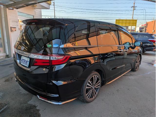 オデッセイ アブソルート・ＥＸホンダセンシング　純正ナビ　ＢＴオーディオ　全周囲・バックカメラ　ＥＴＣ　後席モニター　ＵＳＢ入力端子　追従クルコン　衝突軽減ブレーキ　車線逸脱警報　ハーフレザーシート　フルエアロ　オートライト　両側電動スライドドア（40枚目）