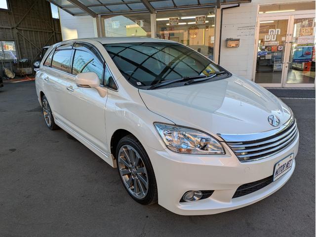 マークＸジオ エアリアル　社外メモリーナビ　ＢＴオーディオ　サイド・バックカメラ　ＣＤ／ＤＶＤ再生　フルセグＴＶ　３列シート７人乗り　オートライト　ＨＩＤヘッドライト　フロントフォグ　ステアリングリモコン　　プッシュスタート（32枚目）