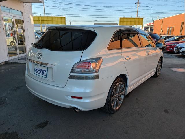 マークＸジオ エアリアル　社外メモリーナビ　ＢＴオーディオ　サイド・バックカメラ　ＣＤ／ＤＶＤ再生　フルセグＴＶ　３列シート７人乗り　オートライト　ＨＩＤヘッドライト　フロントフォグ　ステアリングリモコン　　プッシュスタート（34枚目）