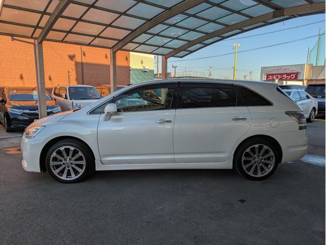 マークＸジオ エアリアル　社外メモリーナビ　ＢＴオーディオ　サイド・バックカメラ　ＣＤ／ＤＶＤ再生　フルセグＴＶ　３列シート７人乗り　オートライト　ＨＩＤヘッドライト　フロントフォグ　ステアリングリモコン　　プッシュスタート（37枚目）