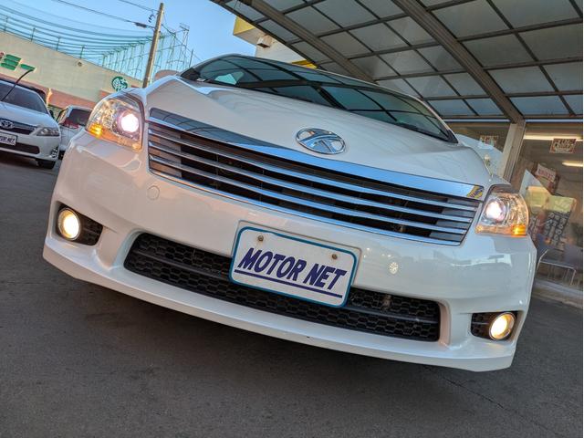 マークＸジオ エアリアル　社外メモリーナビ　ＢＴオーディオ　サイド・バックカメラ　ＣＤ／ＤＶＤ再生　フルセグＴＶ　３列シート７人乗り　オートライト　ＨＩＤヘッドライト　フロントフォグ　ステアリングリモコン　　プッシュスタート（38枚目）