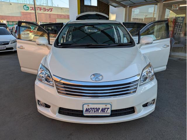 マークＸジオ エアリアル　社外メモリーナビ　ＢＴオーディオ　サイド・バックカメラ　ＣＤ／ＤＶＤ再生　フルセグＴＶ　３列シート７人乗り　オートライト　ＨＩＤヘッドライト　フロントフォグ　ステアリングリモコン　　プッシュスタート（50枚目）