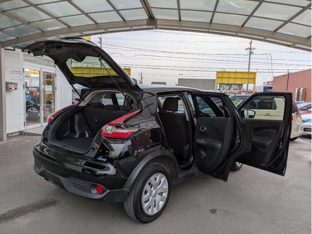 ジューク １５ＲＸ　純正ＳＤナビ　ＢＴオーディオ　ＥＴＣ　バックカメラ　フルセグＴＶ　ＣＤ再生　スマートキー　プッシュスタート　フロントフォグランプ　アイドリングストップ　ウィンカーミラー（52枚目）