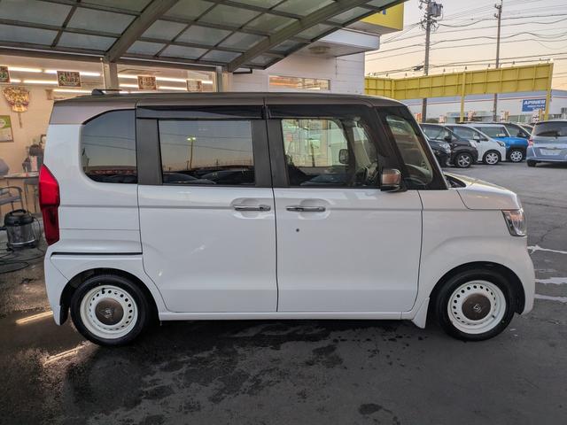 N-BOX G・Lターボホンダセンシングカッパーブラウンスタイル 純正ナビ BTオーディオ 新品タイヤ USB入力端子 ETC 両側電動スライドドア 追従クルコン 車線逸脱警報 衝突軽減ブレーキ オートライト LEDヘッドライト ターボ オートマチックハイビーム(36枚目)