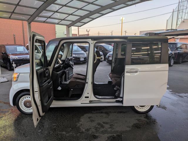 N-BOX G・Lターボホンダセンシングカッパーブラウンスタイル 純正ナビ BTオーディオ 新品タイヤ USB入力端子 ETC 両側電動スライドドア 追従クルコン 車線逸脱警報 衝突軽減ブレーキ オートライト LEDヘッドライト ターボ オートマチックハイビーム(52枚目)