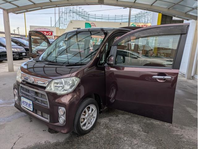 タントエグゼ カスタムG 社外SDナビ フルセグTV CD/DVD再生 スマートキー アイドリングストップ 純正14インチAW HIDヘッドライト フロントフォグランプ フルフラットシート ウィンカーミラー(46枚目)