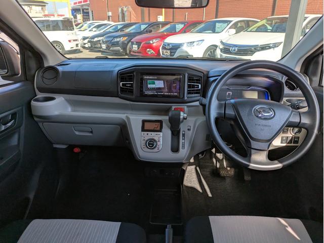 ミライース G リミテッドSAIII 社外ディスプレイオーディオ BTオーディオ バックカメラ CD再生 シートヒーター オートライト LEDヘッドライト フロントフォグランプ オートマチックハイビーム 障害物センサー 衝突軽減ブレーキ(7枚目)