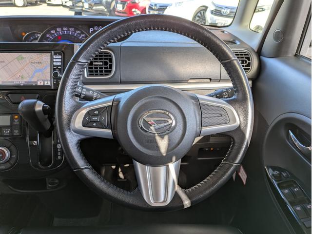 タント カスタムRS トップエディションSA 純正SDナビ BTオーディオ ETC バックカメラ フルセグTV 両側電動スライドドア 衝突軽減ブレーキ オートライト LEDヘッドライト フォグランプ ステアリングリモコン 純正15インチAW(15枚目)