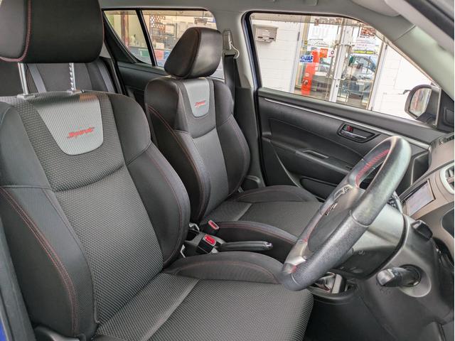 スイフトスポーツ ベースグレード　純正ナビ　ＢＴオーディオ　フルセグＴＶ　ＥＴＣ　オートライト　ＨＩＤヘッドライト　フロントフォグランプ　純正１７インチＡＷ　クルーズコントロール　プッシュスタート　スマートキー　ウィンカーミラー（8枚目）