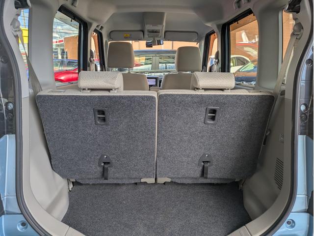 スペーシア Ｘ　社外メモリーナビ　ＢＴオーディオ　ＵＳＢ入力端子　ワンセグＴＶ　両側スライド片側電動　ＣＤ／ＤＶＤ再生　プッシュスタート　スマートキー　アイドリングストップ　ベンチシート　フルフラットシート（12枚目）