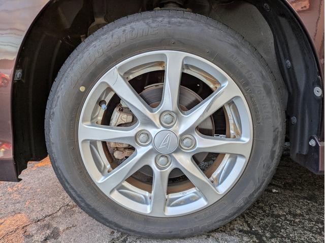 ムーヴ カスタム　Ｘ　ＳＡ　純正ＣＤデッキ　ＡＵＸ接続可　オートライト　ＬＥＤヘッドライト　フロントフォグランプ　衝突軽減ブレーキ　アイドリングストップ　純正１４インチＡＷ　プッシュスタート　ベンチシート　ウィンカーミラー（37枚目）