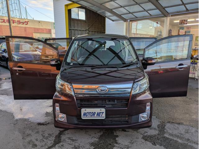 ムーヴ カスタム　Ｘ　ＳＡ　純正ＣＤデッキ　ＡＵＸ接続可　オートライト　ＬＥＤヘッドライト　フロントフォグランプ　衝突軽減ブレーキ　アイドリングストップ　純正１４インチＡＷ　プッシュスタート　ベンチシート　ウィンカーミラー（42枚目）