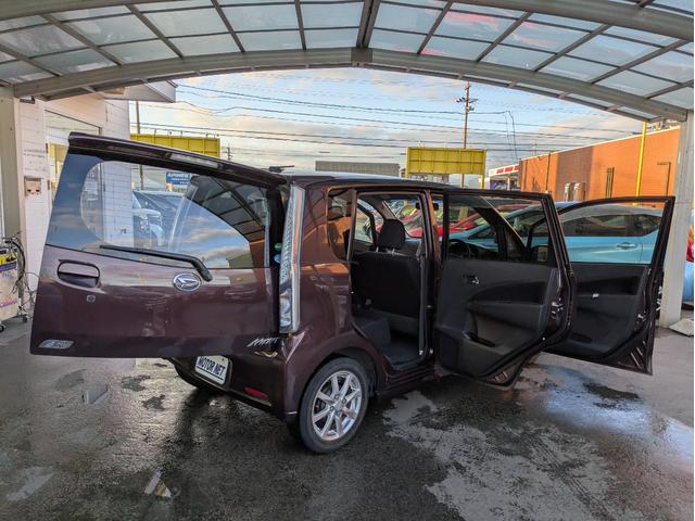 ムーヴ カスタム　Ｘ　ＳＡ　純正ＣＤデッキ　ＡＵＸ接続可　オートライト　ＬＥＤヘッドライト　フロントフォグランプ　衝突軽減ブレーキ　アイドリングストップ　純正１４インチＡＷ　プッシュスタート　ベンチシート　ウィンカーミラー（45枚目）