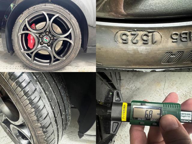 ジュリエッタ ヴェローチェ 左ハンドル★正規D車★赤革レザーシート★パワーシート★シートヒーター★後期3型★2025年製造タイヤ★ブレンボキャリパー★純正ナビ★フルセグTV★ETC★空気圧センサー★クルーズコントロール★Bカメラ(11枚目)