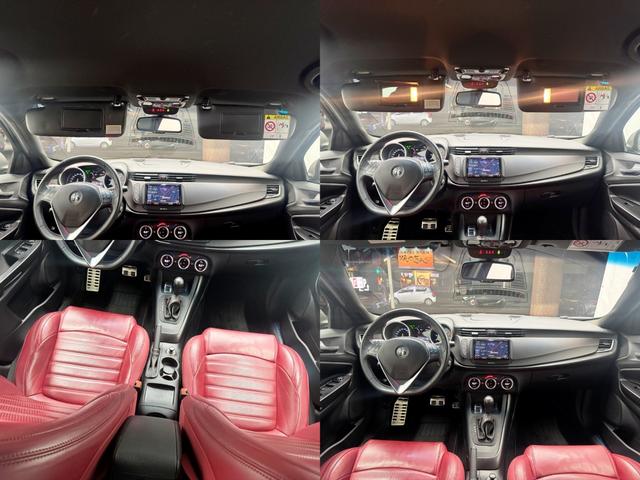 ジュリエッタ ヴェローチェ 左ハンドル★正規D車★赤革レザーシート★パワーシート★シートヒーター★後期3型★2025年製造タイヤ★ブレンボキャリパー★純正ナビ★フルセグTV★ETC★空気圧センサー★クルーズコントロール★Bカメラ(24枚目)