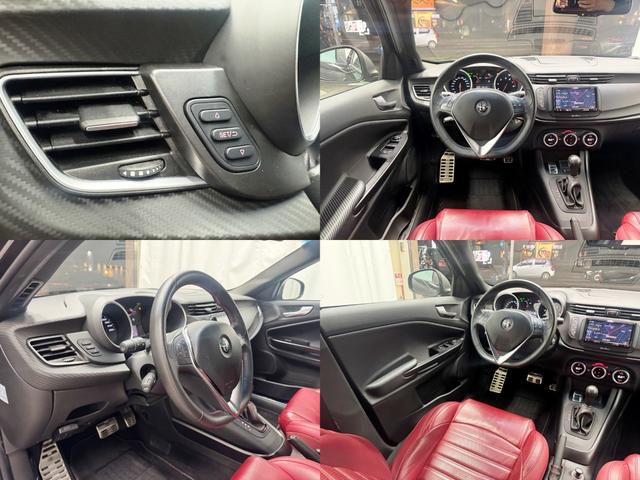 ジュリエッタ ヴェローチェ 左ハンドル★正規D車★赤革レザーシート★パワーシート★シートヒーター★後期3型★2025年製造タイヤ★ブレンボキャリパー★純正ナビ★フルセグTV★ETC★空気圧センサー★クルーズコントロール★Bカメラ(25枚目)