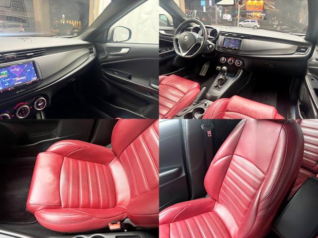 ジュリエッタ ヴェローチェ 左ハンドル★正規D車★赤革レザーシート★パワーシート★シートヒーター★後期3型★2025年製造タイヤ★ブレンボキャリパー★純正ナビ★フルセグTV★ETC★空気圧センサー★クルーズコントロール★Bカメラ(39枚目)