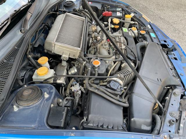 インプレッサ ＷＲＸ　５ＭＴ　ワンオーナー　アプライドモデルＧ型　タイミングベルト交換済み　大型リアウィング　ＨＩＤヘッドライト　リアフォグライト　パワーウィンドウ　純正１７インチアルミホイール　キーレスエントリー（23枚目）