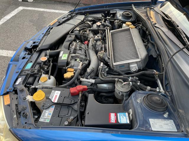 インプレッサ ＷＲＸ　５ＭＴ　ワンオーナー　アプライドモデルＧ型　タイミングベルト交換済み　大型リアウィング　ＨＩＤヘッドライト　リアフォグライト　パワーウィンドウ　純正１７インチアルミホイール　キーレスエントリー（25枚目）