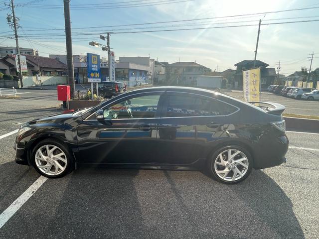 アテンザスポーツ 25Z 6MT 柿本改マフラー装備 HDDナビゲーション フルセグ DVD再生 バックカメラ ETC HIDヘッドライト ミラーウィンカー 運転席パワーシート クリアランスソナー 18インチアルミホイール(10枚目)