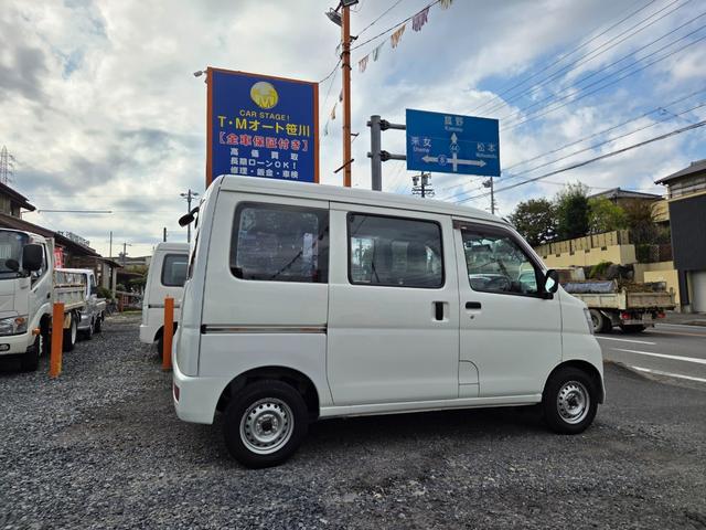 ハイゼットカーゴ 2シーター ハイルーフ 純正ラジオ 国産タイヤ タイミングチェーン 法令点検整備実施 保証付 2年付(6枚目)