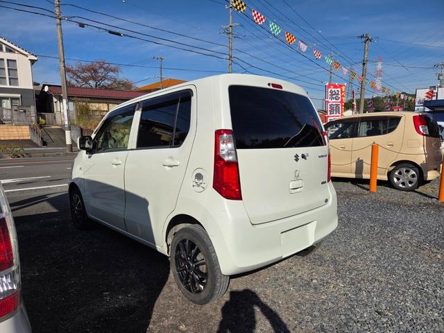 ワゴンＲ ＦＸ　社外ナビ　ＴＶ（ワンセグ）　アイドリングストップ機能　社外アルミＷ　ＥＴＣ　オートエアコン　ＰＷ　後部座席スモーク　法令点検整備実施　保証付　２年付（4枚目）