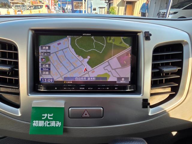 ワゴンＲ ＦＸ　社外ナビ　ＴＶ（ワンセグ）　アイドリングストップ機能　社外アルミＷ　ＥＴＣ　オートエアコン　ＰＷ　後部座席スモーク　法令点検整備実施　保証付　２年付（9枚目）