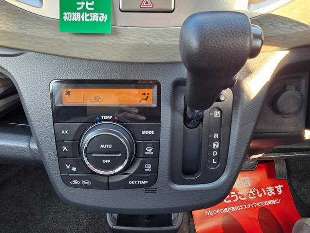 ワゴンＲ ＦＸ　社外ナビ　ＴＶ（ワンセグ）　アイドリングストップ機能　社外アルミＷ　ＥＴＣ　オートエアコン　ＰＷ　後部座席スモーク　法令点検整備実施　保証付　２年付（10枚目）