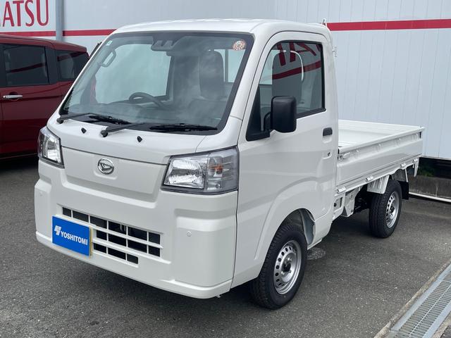 ハイゼットトラック スタンダード スマートアシスト スーパーUVカットガラス リヤコンビネーションランプ(LEDテール&ストップランプ) プリントレザーシート表皮 電動パワーステアリング マニュアルエアコン AM/FMラジオ(3枚目)