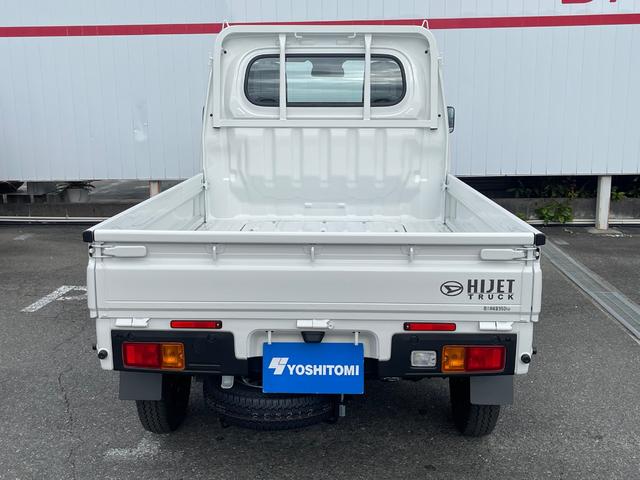 ハイゼットトラック スタンダード スマートアシスト スーパーUVカットガラス リヤコンビネーションランプ(LEDテール&ストップランプ) プリントレザーシート表皮 電動パワーステアリング マニュアルエアコン AM/FMラジオ(7枚目)