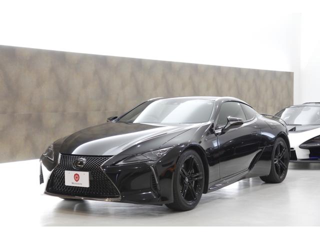 ＬＣ ＬＣ５００　アビエーション　カーボンルーフ専用カーボンリアスポイラー専用２１インチＡＷアルカンターラプロジェクションイルミワンオーナ（2枚目）