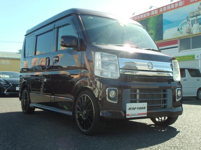 ＮＶ１００クリッパーリオ Ｅ　純正ナビ　ＥＴＣ　ハイルーフ　助手席側パワースライドドア　運転席側スライドドアオートクローザー　オートエアコン　リアヒーター　ＨＩＤヘッドライト　オートライト　禁煙車　ワンオーナー（6枚目）