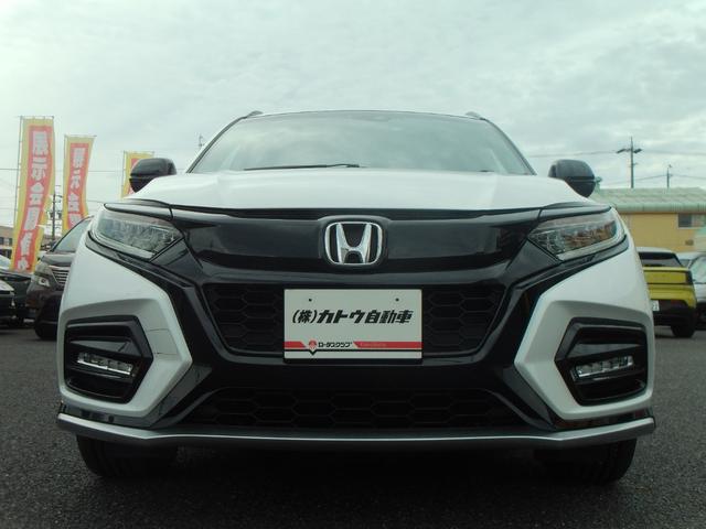 ヴェゼル ハイブリッド　モデューロＸ・ホンダセンシング　ホンダ純正ナビ　ＥＴＣ　前後ドライブレコーダー　クルーズコントロール　ホンダセンシング　運転席＆助手席シートヒーター　バックモニター　禁煙車　ワンオーナー　ＬＥＤヘッド＆フォグライト　オートライト（2枚目）