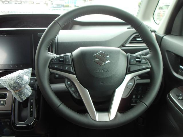 ソリオバンディット ハイブリッドMV 登録済未使用車 9インチメモリーナビ 全方位モニター 両側電動スライドドア 前席シートヒーター セーフティサポート クリアランスソナー スリムサーキュレーター LEDヘッドライト オートライト(16枚目)