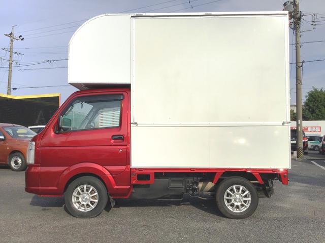KCエアコン・パワステ キッチンカー 給排水シンク 換気扇 跳ね上げサイドドア 外部入力100V電源コンセント LED室内灯(3枚目)
