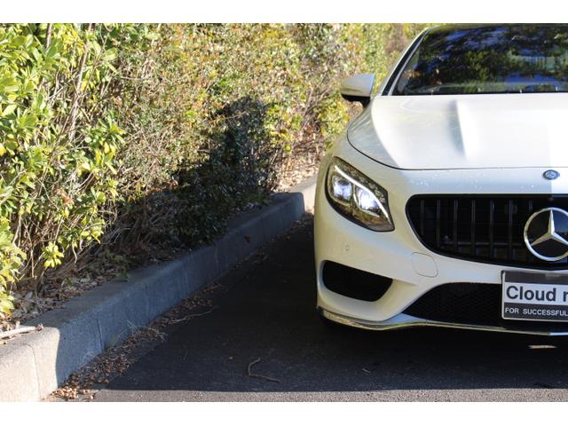 S550 クーペ AMGライン ワンオーナー 可変バルブマフラー付き パナメリカーナグリル 純正アルミブラック塗装 キャリパー塗装ポルシェ純正車体色アシッドグリーン(AMGステッカー入り) スペーサー グリル塗装 地デジ走行中視聴可(31枚目)