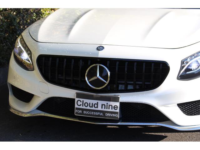 S550 クーペ AMGライン ワンオーナー 可変バルブマフラー付き パナメリカーナグリル 純正アルミブラック塗装 キャリパー塗装ポルシェ純正車体色アシッドグリーン(AMGステッカー入り) スペーサー グリル塗装 地デジ走行中視聴可(35枚目)