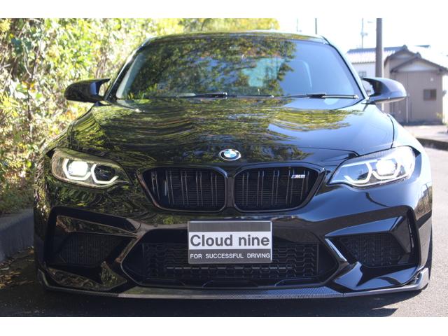 M2 コンペティション H&Rダウンサス 外19インチアルミ 新品カーボンフロントスポイラー カーボンリアスポイラー&リアデフューザー(2枚目)