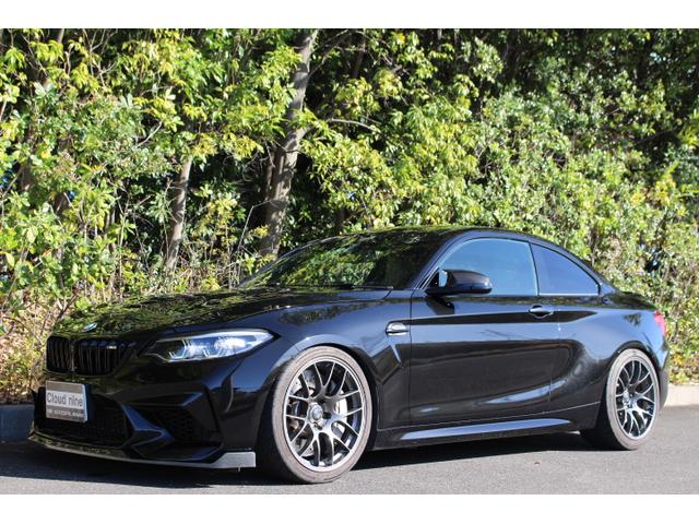 M2 コンペティション H&Rダウンサス 外19インチアルミ 新品カーボンフロントスポイラー カーボンリアスポイラー&リアデフューザー(3枚目)